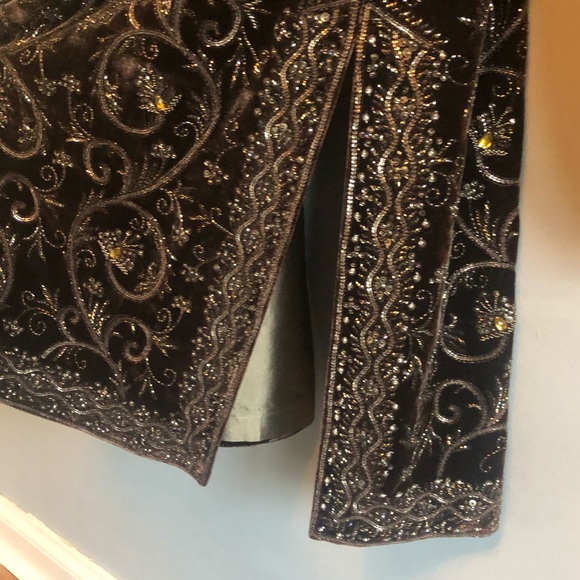 Gorgeous Indian Beaded Coat and Dress - Picture 8 of 9